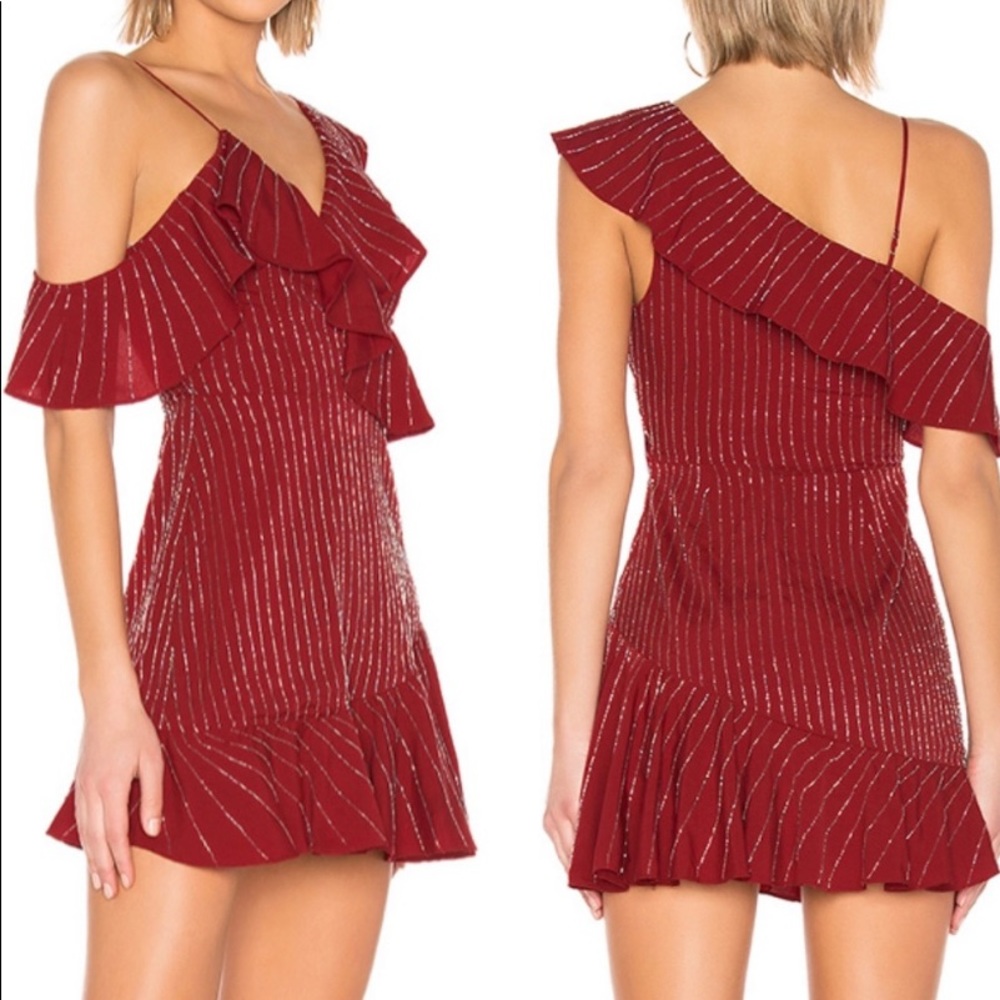 Lovers and Friends JENNY EMBELLISHED MINI DRESS